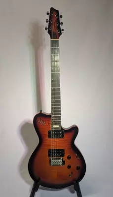 Godin Guitars - GXT Cognac Burst Flame AA4124